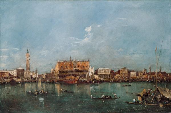 Francesco Guardi Venice from the Bacino di San Marco